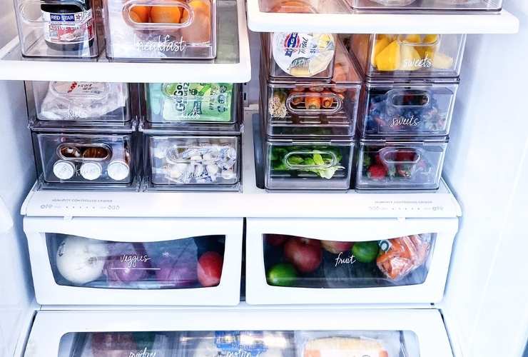 Home Kitchen Refrigerator organizing 101 with A Beautiful Mess 101 in Sugar Land Tx
